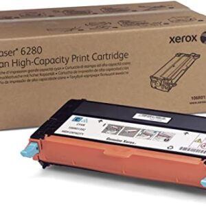 High Capacity Black Toner Cartridge For Xerox Phaser 6280