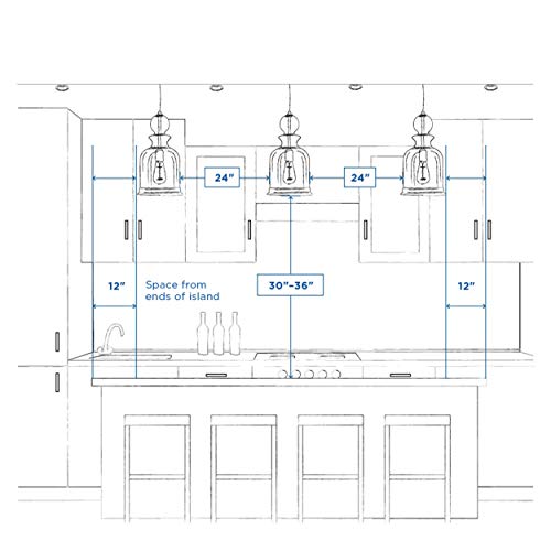 Progress Lighting P5153-77 Traditional Six Bath from Broadway Collection in Pewter, Nickel, Silver Finish Lighting Accessory, 7-1/2-Inch Diameter x 11-Inch Height, Forged Bronze