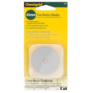 omnigrid 45mm rotary blade refill- 5 per package