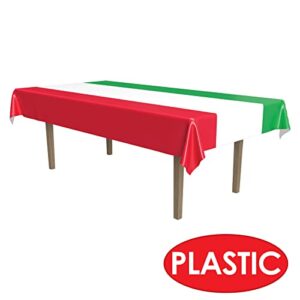 Beistle Plastic International Rectangle Italian Tablecover Fiesta Tableware