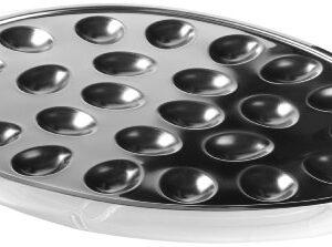 Prodyne Egg Platter, 17", Silver