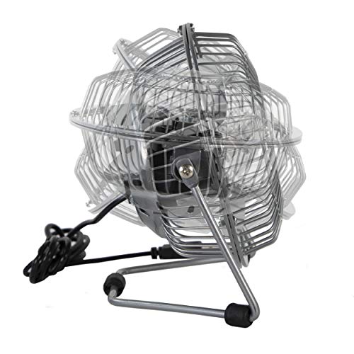 CCC COMFORT ZONE 4" High Velocity Desk top Fan, 4" Adjustable Cradle, Assorted