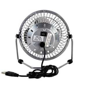 CCC COMFORT ZONE 4" High Velocity Desk top Fan, 4" Adjustable Cradle, Assorted