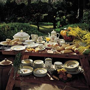 Villeroy & Boch French Garden Orange Dinner Plate, 10.25 in, White/Multicolored