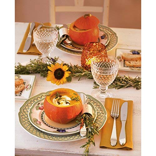 Villeroy & Boch French Garden Orange Dinner Plate, 10.25 in, White/Multicolored