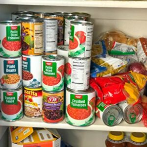 FIFO Mini Can Tracker Stores up to 30 Cans | Rotates First in First Out | Storage for Home Cupboard, Pantry and Cabinet | Organize Your Kitchen | 4" Cans or Taller (Mini Can Tracker - 30 cans)