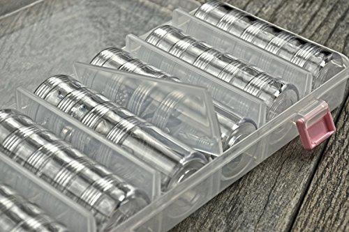 SE 28-in-1 Round Containers Inside a Plastic Storage Box with Stackable Screw-On Lids - 87138DB