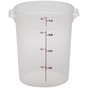 cambro 4 qt rd container 12 pieces, pack of 12