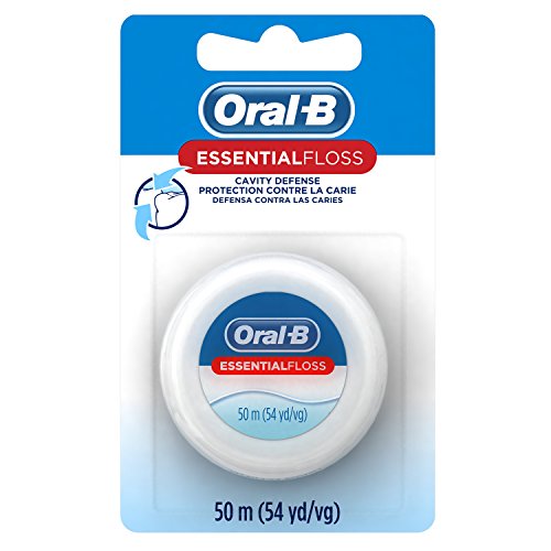 Oral-B Dental Floss, EssentialFloss Cavity Defense, 50 M, Pack of 24