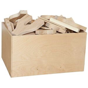 wood designs wd17100 block bin – 4 sides