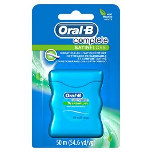 oral-b 060552 mint-flavored satin dental floss 12 pk