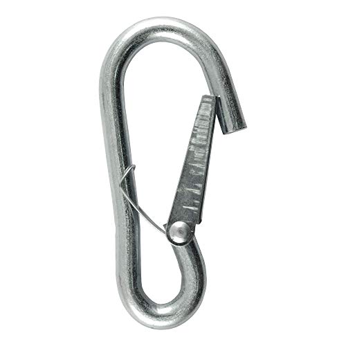 CURT 81266 Snap Hook Trailer Safety Chain Hook Carabiner Clip, 3/8-Inch Diameter, 2,000 lbs