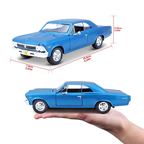 Maisto 1:24 1966 Chevy Chevelle SS 396 Model Car, Multicolor