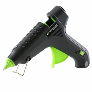 surebonder dt-270 dual temperature 40w full size hot melt glue gun-uses 7/16″ d glue sticks , green/black
