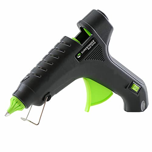 Surebonder DT-270 Dual Temperature 40W Full Size Hot Melt Glue Gun-Uses 7/16" D Glue Sticks , Green/Black