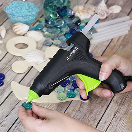 Surebonder DT-270 Dual Temperature 40W Full Size Hot Melt Glue Gun-Uses 7/16" D Glue Sticks , Green/Black