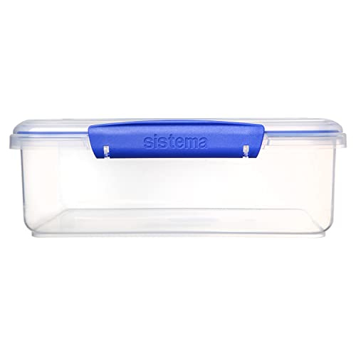 Sistema 1700 Klip It Collection Rectangle Food Storage Container, 2 Liter/67.6 Ounce