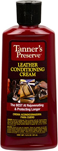 Tanner's Preserve Leather Conditioning Cream - 7.5 Fl Oz - Easy-to-Use Formula Safely Cleans Leather and Restores Supple and Rich Luster - Made Without Harsh Chemicals or Ingredients