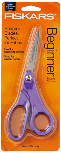 Fiskars 97047397J Beginner Sewing Scissors, 7-Inches