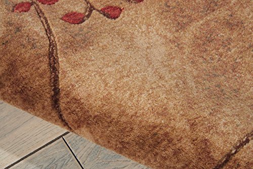 Nourison Somerset Rustic Latte 2' x 5'9" Area-Rug, Easy-Cleaning, Non Shedding, Bed Room, Living Room, Dining Room, Kitchen (2x6)