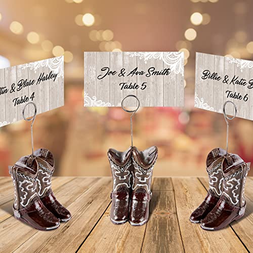 Cowboy Boots Photo/Balloon Holder Party Accessory (1 count)