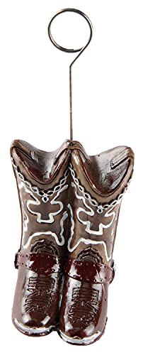 Cowboy Boots Photo/Balloon Holder Party Accessory (1 count)