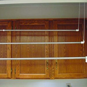 Greenway GCL3LL Laundry Lift 3-Bar Ceiling-Mounted Clothes Dryer