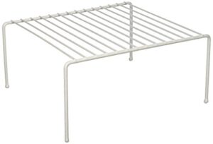 panacea grayline 40115, medium kitchen helper shelf, white