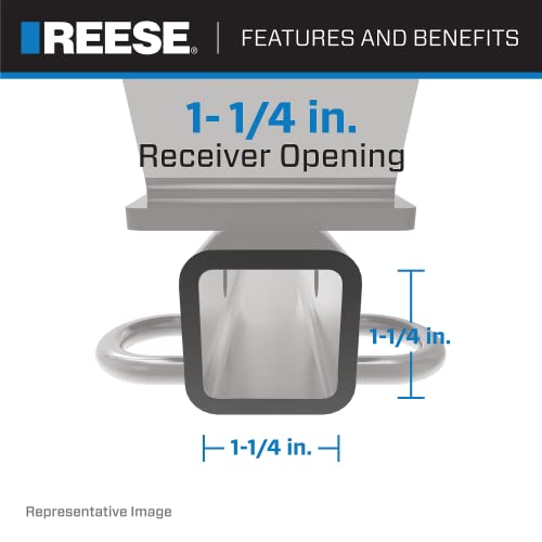 Reese Towpower 77183 Class I Insta-Hitch with 1-1/4" Square Receiver opening