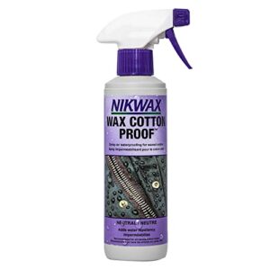 nikwax wax cotton proof spray-on waterproofing , 10 oz. / 300ml