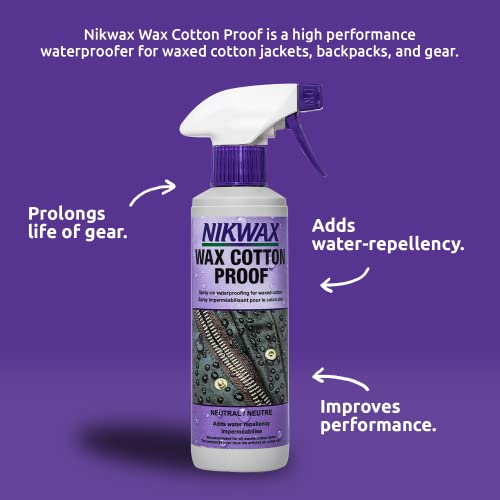 Nikwax Wax Cotton Proof Spray-On Waterproofing , 10 oz. / 300ml