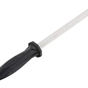 Mercer Culinary-M15910 Diamond Honing Steel, 10 Inch,Black