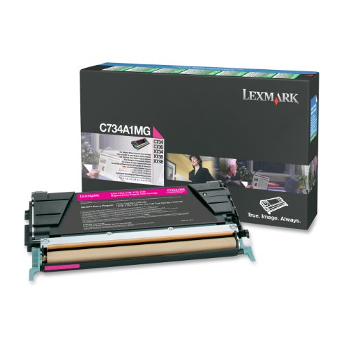 Lexmark™ C734A1MG Magenta Return Toner Cartridge