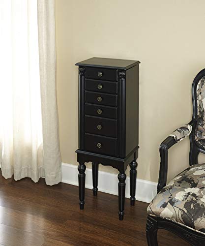 Powell Ebony Jewelry Armoire