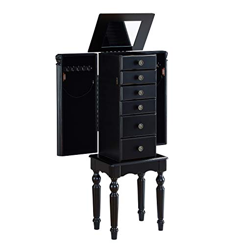 Powell Ebony Jewelry Armoire