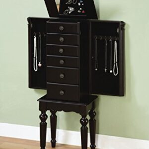 Powell Ebony Jewelry Armoire