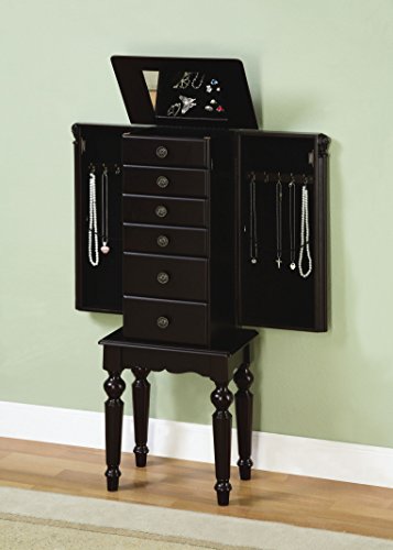 Powell Ebony Jewelry Armoire