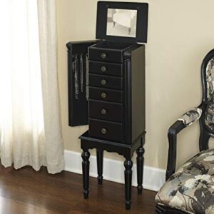 Powell Ebony Jewelry Armoire