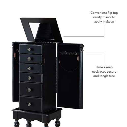 Powell Ebony Jewelry Armoire