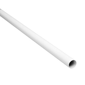 knape & vogt 0018-4 pro closet pole, 48-inch, white