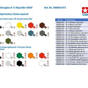 Tamiya 61073 1/48 Douglas A-1J Skyraider USAF Plastic Model Airplane Kit