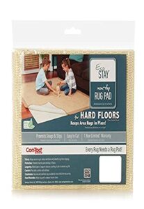 con-tact rug pad 3×5, non-slip area rug pad, eco-stay for hard floors