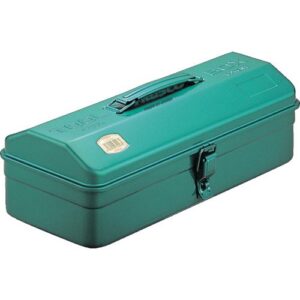 trusco y-350-gn angle tool box, 14.7 x 6.5 x 4.9 inches (373 x 164 x 124 mm), green