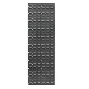 quantum qlp-1861 ultra hanging flat louvered panel, 18″ width x 61″ height, gray, 250 lbs load capacity