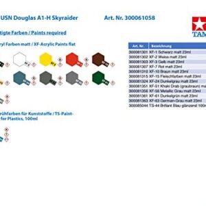 Tamiya Models Douglas A-1H Skyraider Model Kit