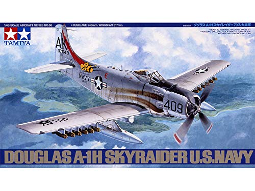 Tamiya Models Douglas A-1H Skyraider Model Kit