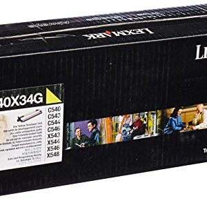 Lexmark C540X34G Yellow Developer Unit for C54X Printer