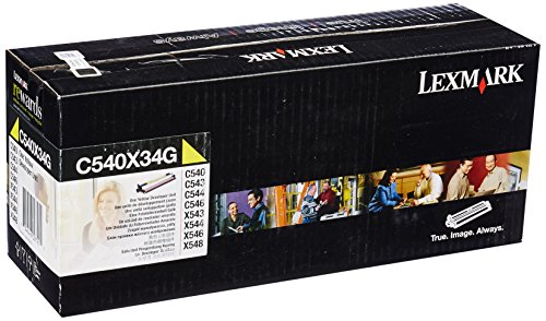 Lexmark C540X34G Yellow Developer Unit for C54X Printer