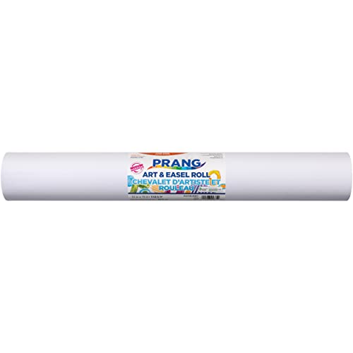 Prang (Formerly Art Street) Art & Easel Roll, White, 18" x 75', 1 Roll