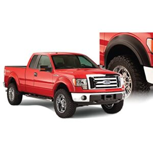 Bushwacker Extend-A-Fender Extended Front & Rear Fender Flares | 4-Piece Set, Black, Smooth Finish | 20926-02 | Fits 2009-2014 Ford F-150 (Excludes Raptor)